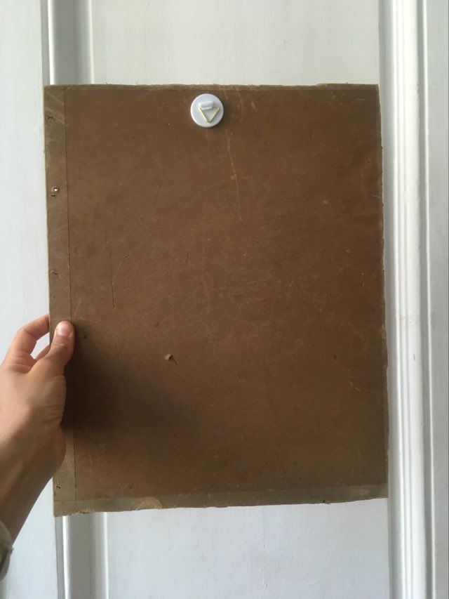 Bucolic old portrait painting