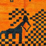 Natural handmade Moroccan rug 3 x 2 m