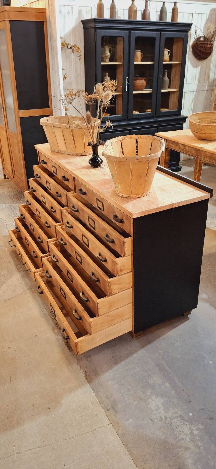 Craft cabinet with drawers