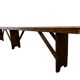 XL vintage solid wood bench / bench