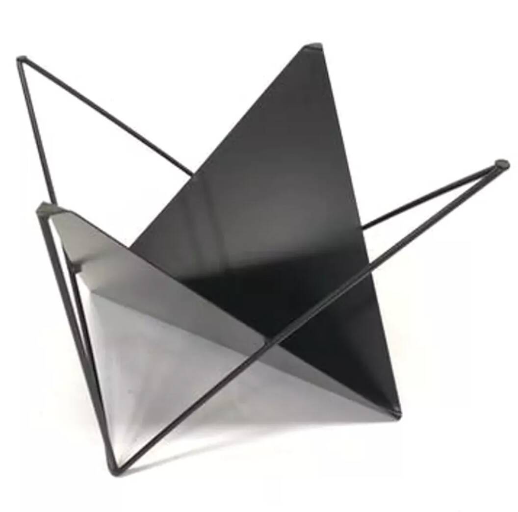 Vintage 80s steel wire coffee table eclectic design