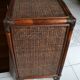 Commode vintage rotin bambou