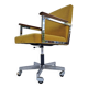 Doerner mid-century chrome steel swivel office chair