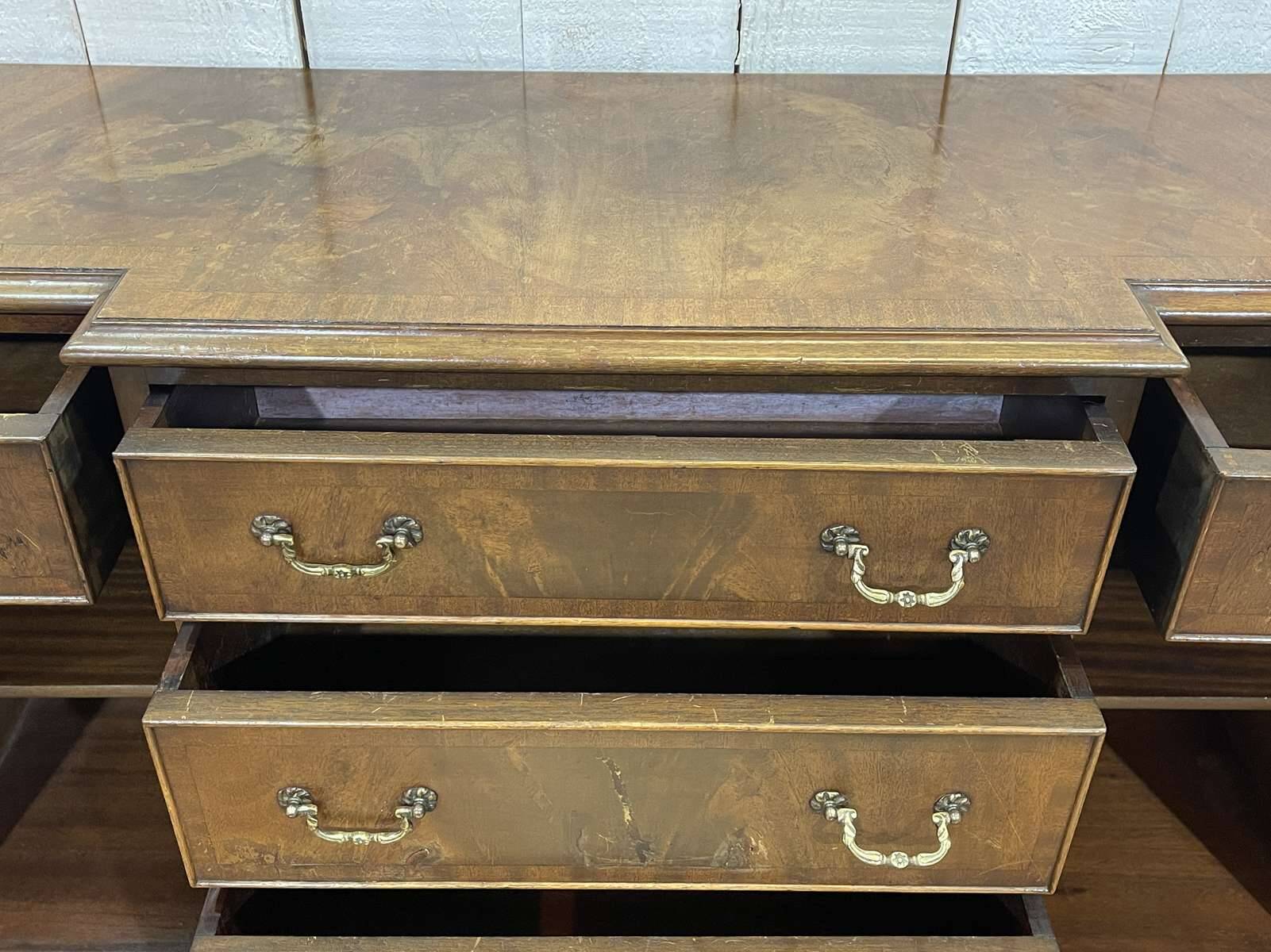 1950s English mahogany sideboard