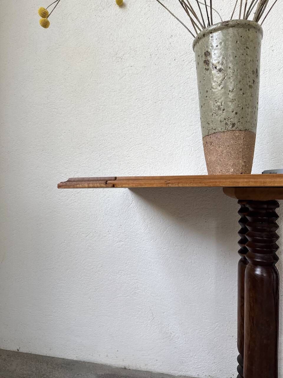 Dudouyt Courtray oak art deco console table