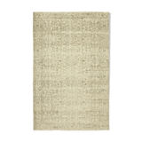 Handmade contemporary oriental beige carpet 190 cm x 295 cm