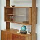 High sideboard, wooden display cabinet by Frantisek Jirak – 1960