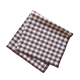 Serviette vichy marron