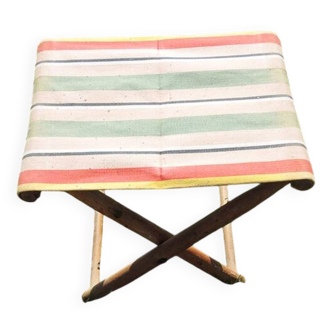 Antique Folding Camping Stool