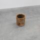 19th Century French Primitive Hollowed Oak Tree Trunk Planter