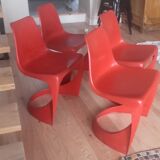 Cantilever 290 red model chairs edited by Cado