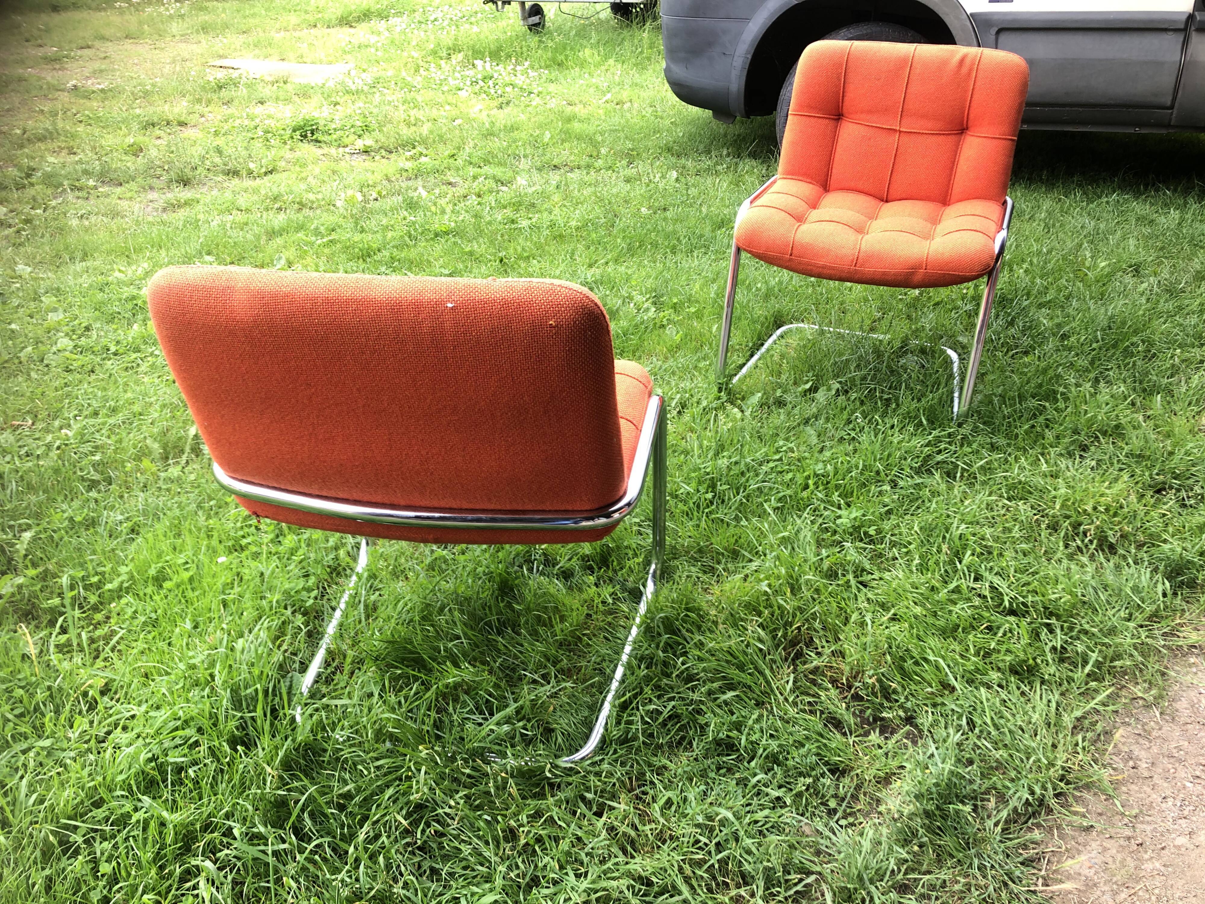 Two armchairs Storm Yves christin, airborne edition