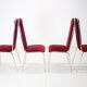 Set of four dining chairs, czechoslovakia,1980s kovobel