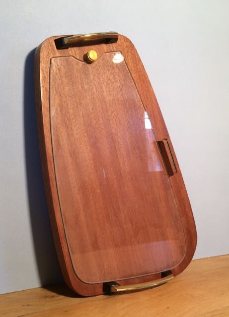 Top 50's form free teak and glass