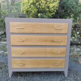 Commode vintage rénovée