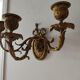 Paire d'appliques en bronze doré