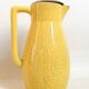 Ceramic orangeade or lemonade pitcher with cracked effect from the 1960s