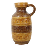 Vintage Bay Vase West Germany Ceramic Flowers 661-40