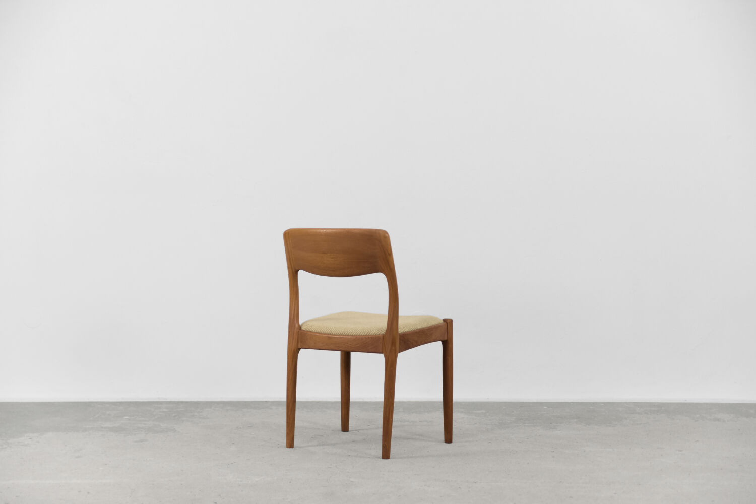 Vintage danish modern dinning teak chair by Juul Kristensen for JK Denmark, 1960s