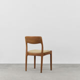 Vintage danish modern dinning teak chair by Juul Kristensen for JK Denmark, 1960s