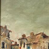 Huile sur toile XIX ème