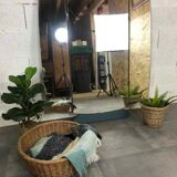 Vintage triptych mirror  100x115cm