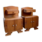 Pair bedside table year 30-40