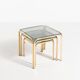 Modern Italian trundle side tables, 1970