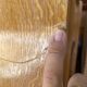 Large wardrobe / Vintage 1960s / 1970s wardrobe with glass doors & drawers