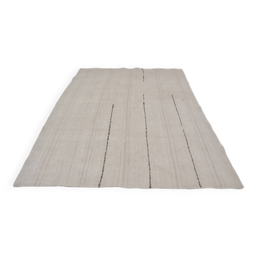 Tapis Kilim en chanvre anatolien tissé à la main sku 3969