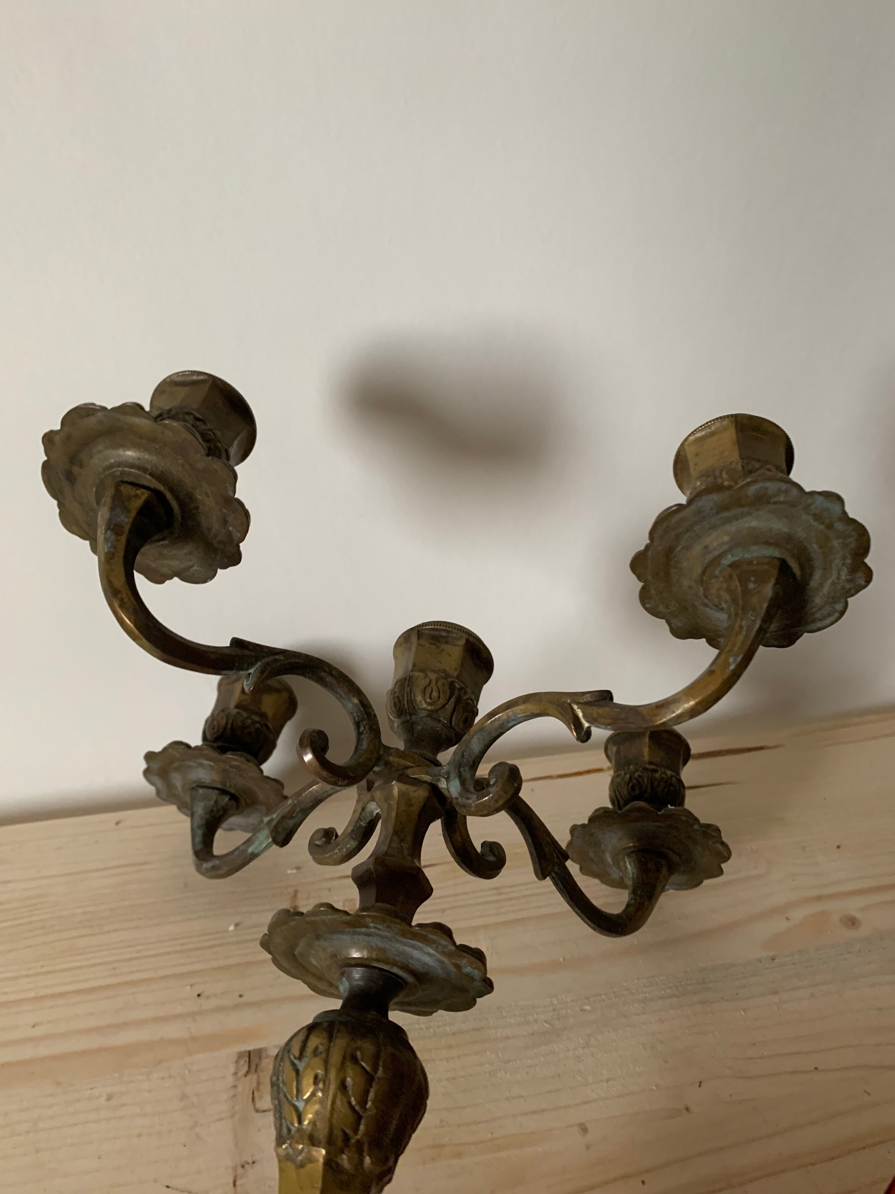 Bronze chandelier