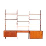 PS System Danish design teak wall system, 1960s