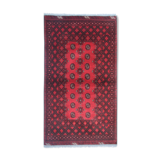 Tapis traditionnel Ziegler en laine rouge fait main - 108x199cm