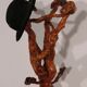 Sculptural oak coat rack – a functional work of nature Italy 60
