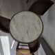 Rare chiffonnière table / flying table with 3 rotating drawers – Stamped