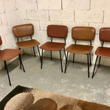 Set of 5 chairs carolina prefacto edition airborne 1960s