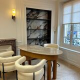 Tamara desk by designer divad (oak & quartzite)