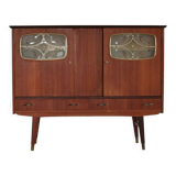 Vintage sideboard, high board, teak, 60's