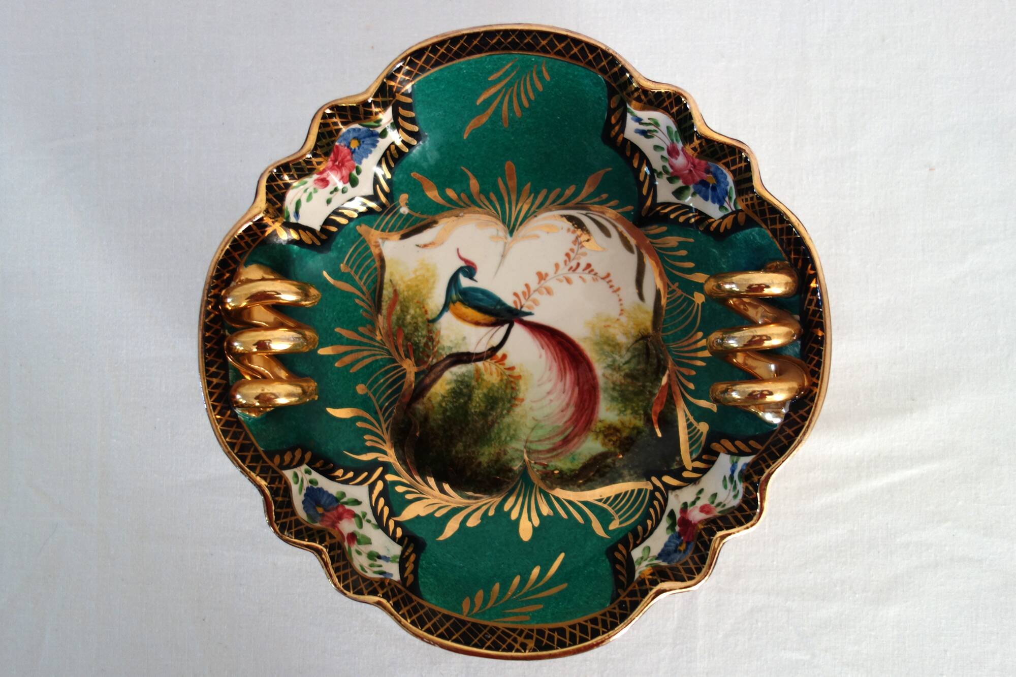 H. Béquet Quaregnon wall plate, 1950s