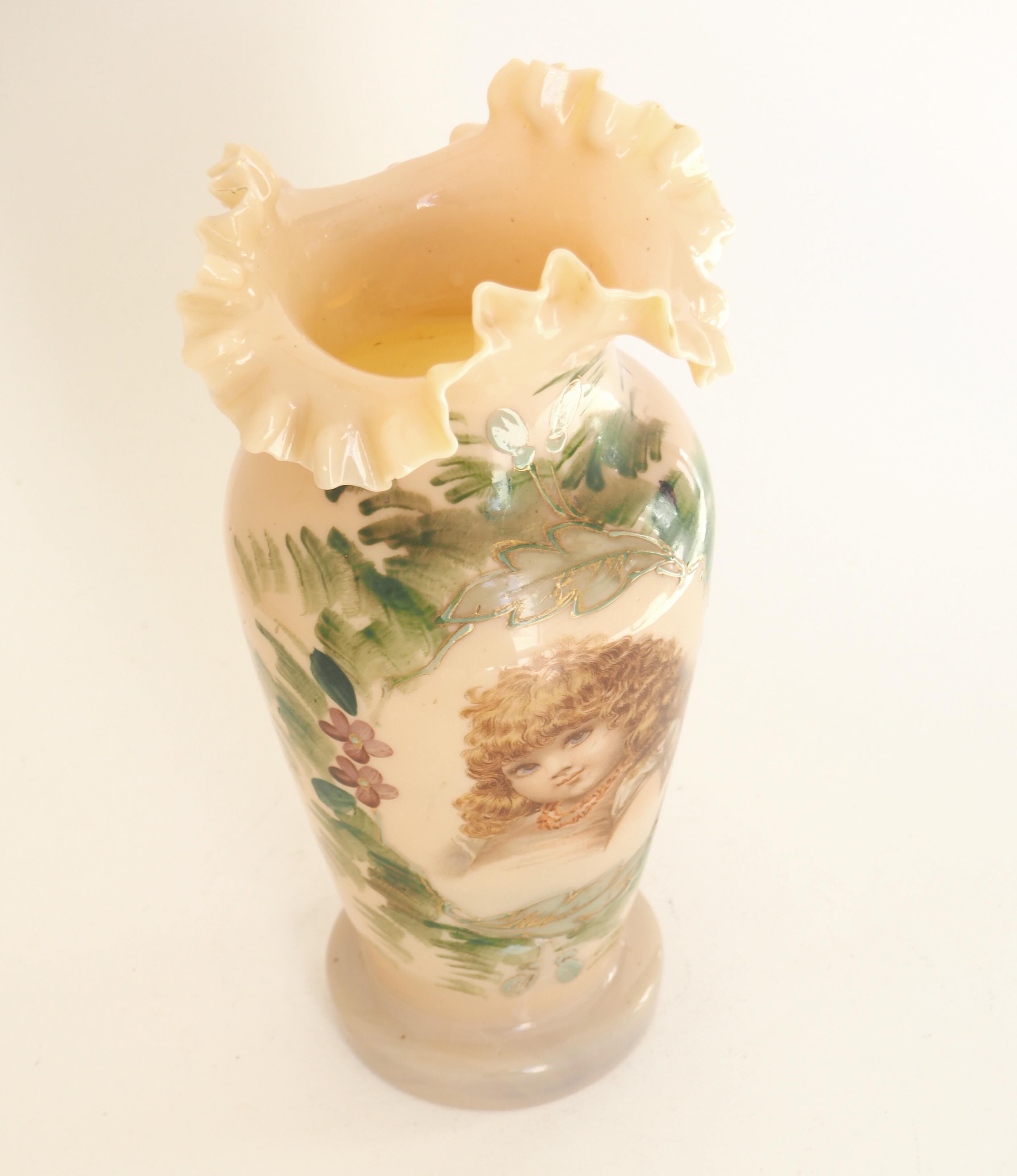 Ancient opaline vase