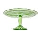 Cake bowl on stand from Ząbkowice Glassworks, 1970s