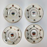 Art Deco Snake Porcelain Coffee Cups