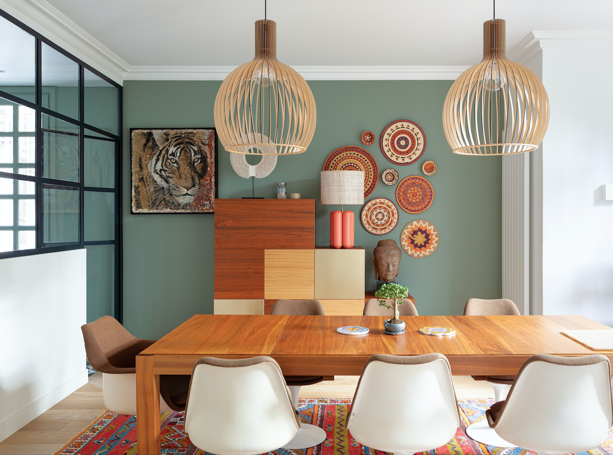 Lamp Charlotte Corail Raphia - Cosin Paris