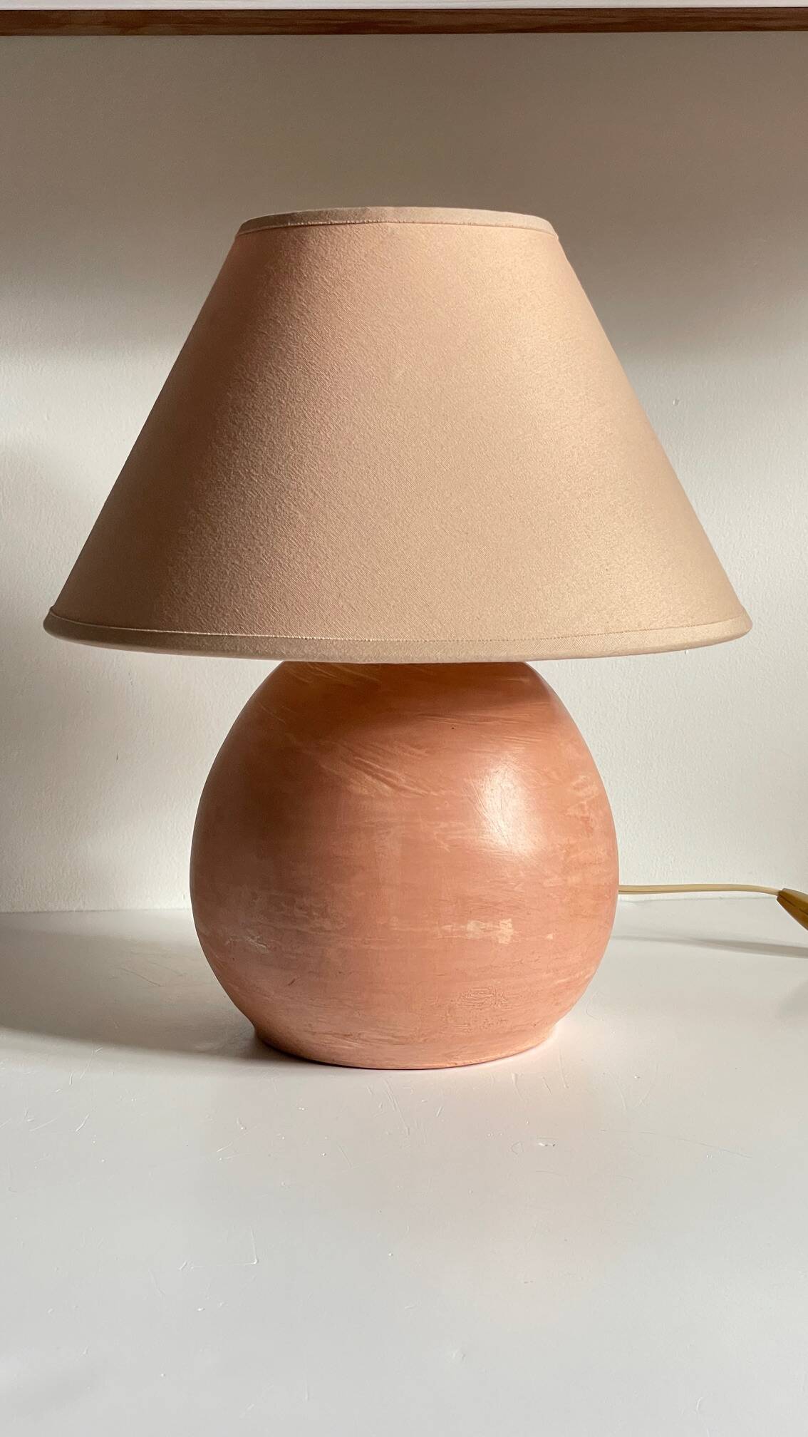 Vintage Terracotta Handcrafted Lamp