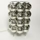 Kinetic lamp with half swivel spheres of the 70s