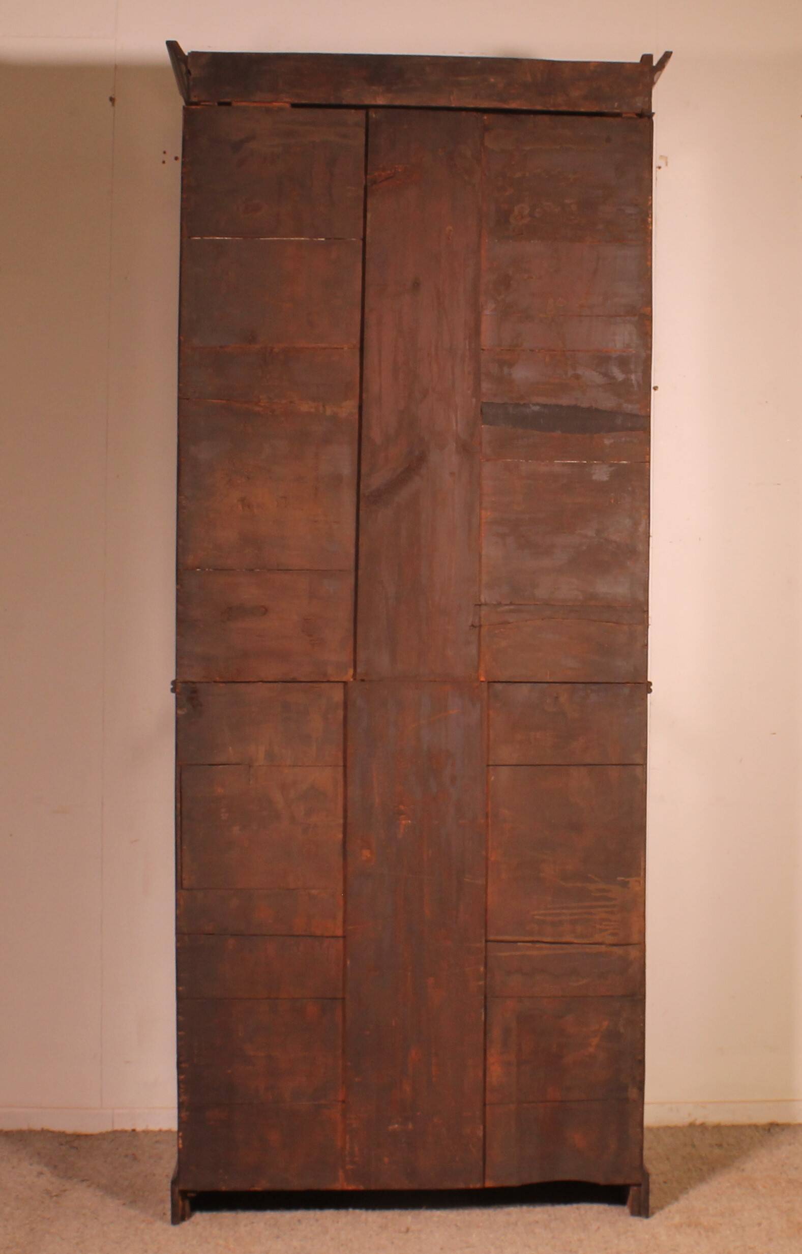Mahogany bookcase with secretary - 18th century