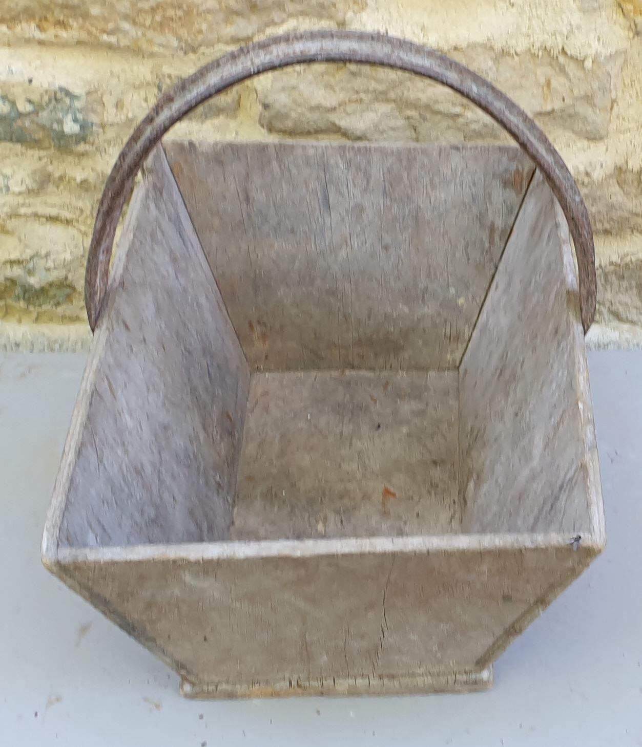 Old gardener's basket