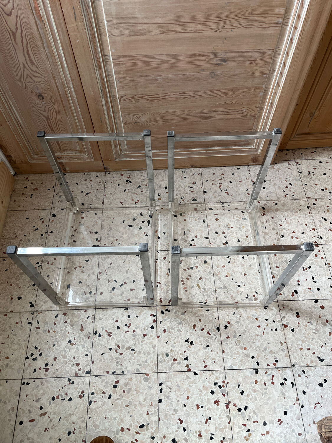 2 side tables by Marc Berthier