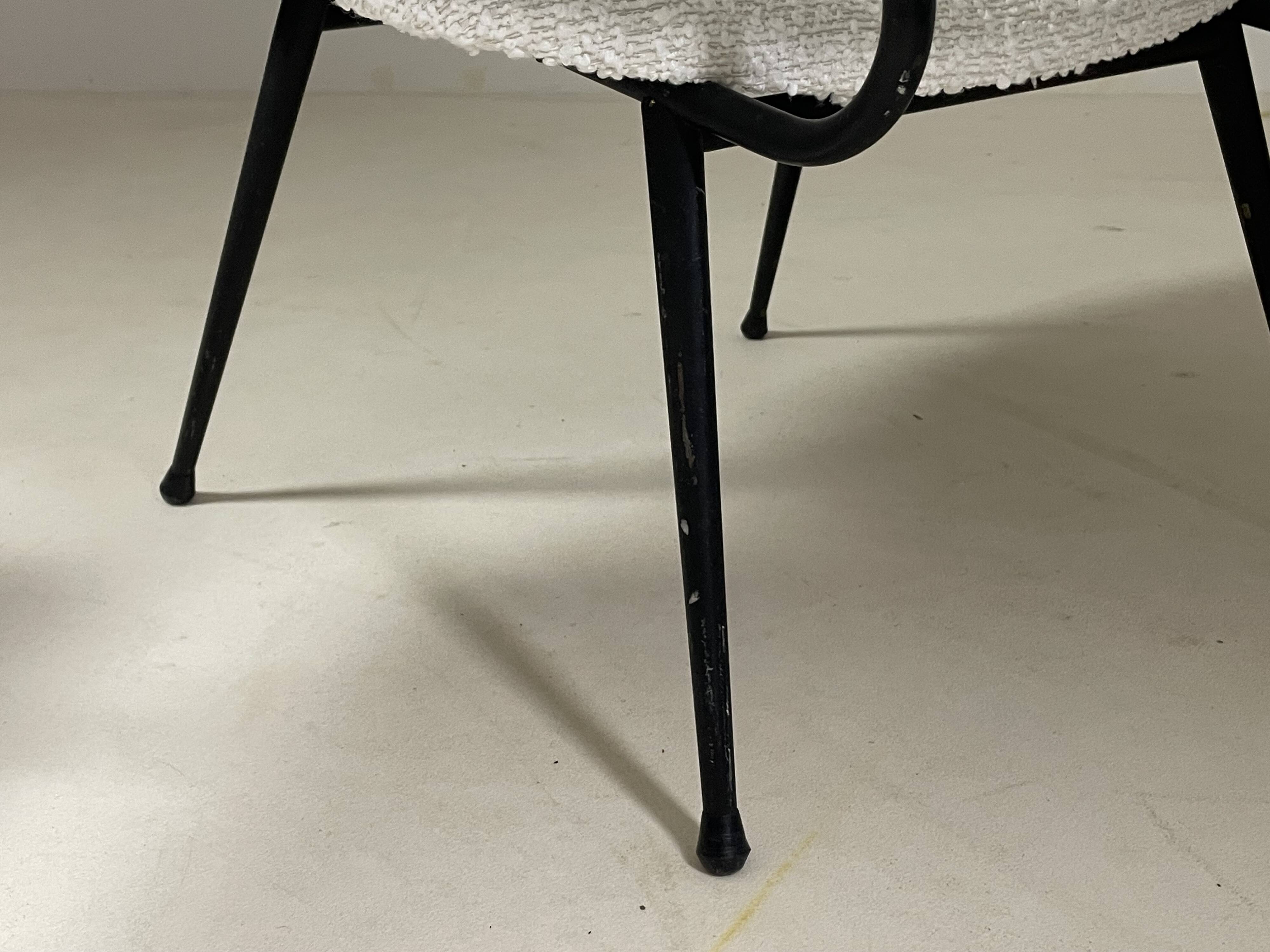 Pair of 1950s armchairs, France