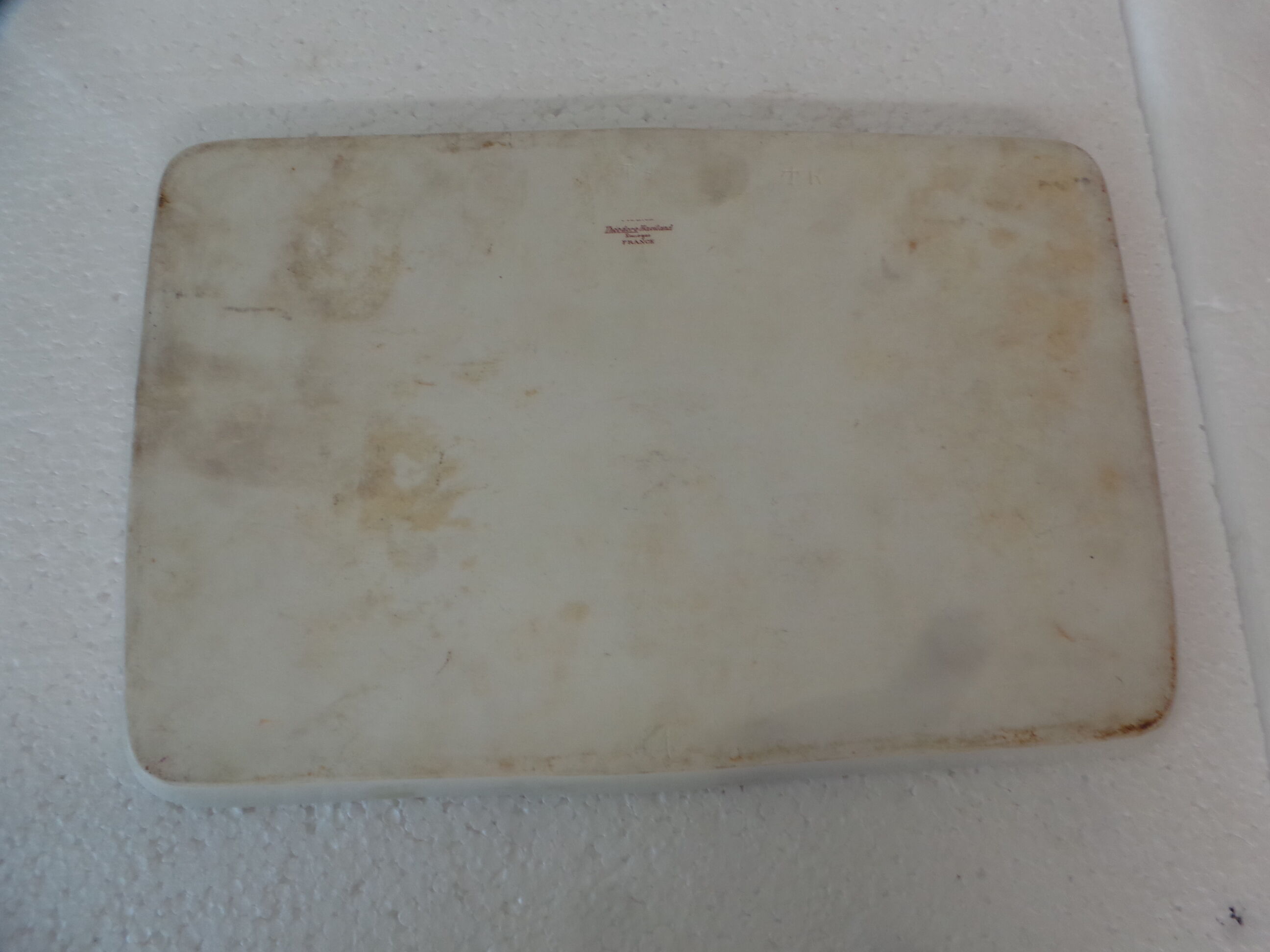 Yellow pea dish limoges theodore havilland